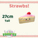 Strawberry Cheesecake Soft Toy Food Drink Themed Plush 27cm Multi-Coloured