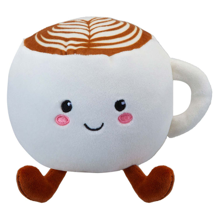 Coffee Soft Toy Food Drink Themed Cute Plush Cuddly Fluffy 27cm Multi-Coloured