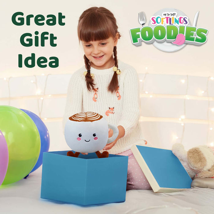 Coffee Soft Toy Food Drink Themed Cute Plush Fluffy Multicolour
