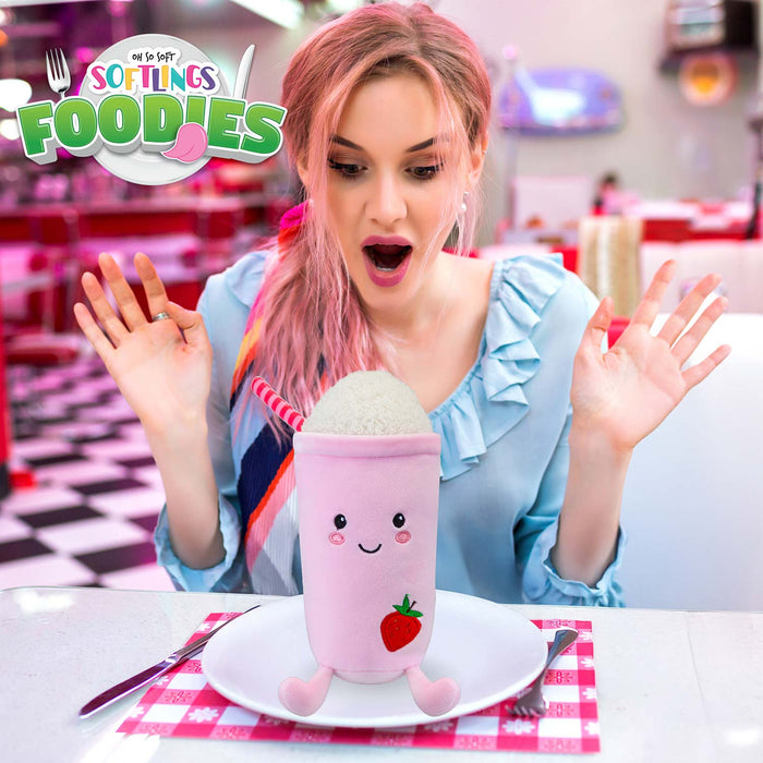 Milkshake Soft Toy Food Drink Themed Cute Plush Multicolour