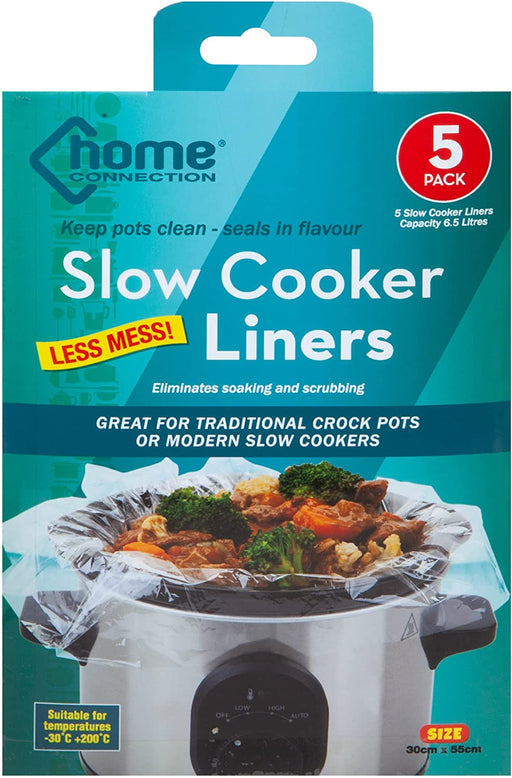 Pack Of 5 Slow Cooker Liners In Hanging Card