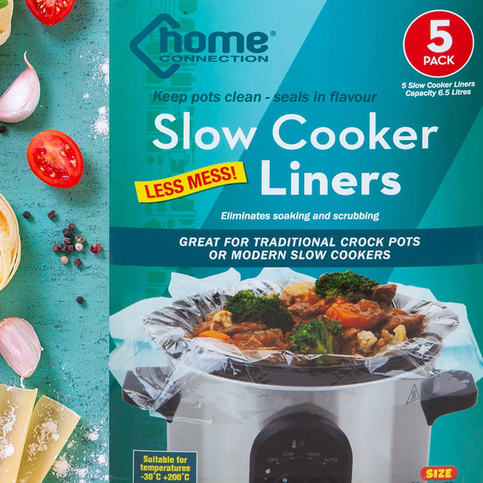 Pack Of 5 Slow Cooker Liners In Hanging Card