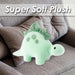 Stegosauras Soft Toy Dinosaur Plush Cuddly Soft Fluffy Plushie Dino 23cm Green