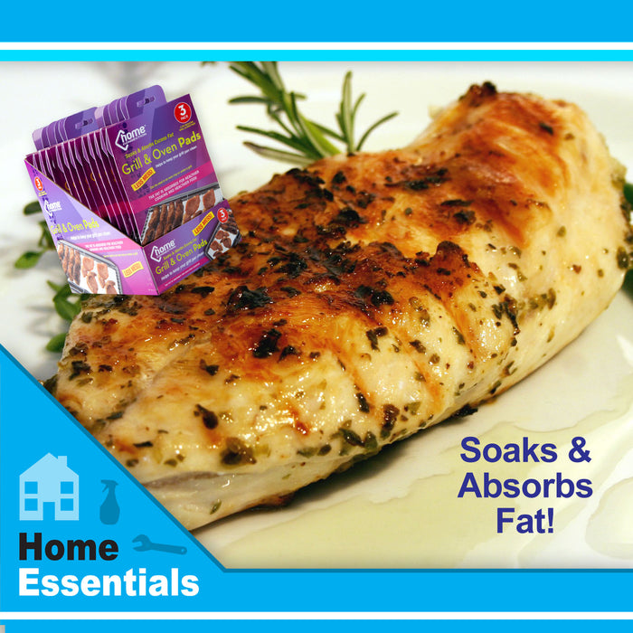 Grill & Oven Absorbing Pads Fat Reducing Sheets - Home Connection (3