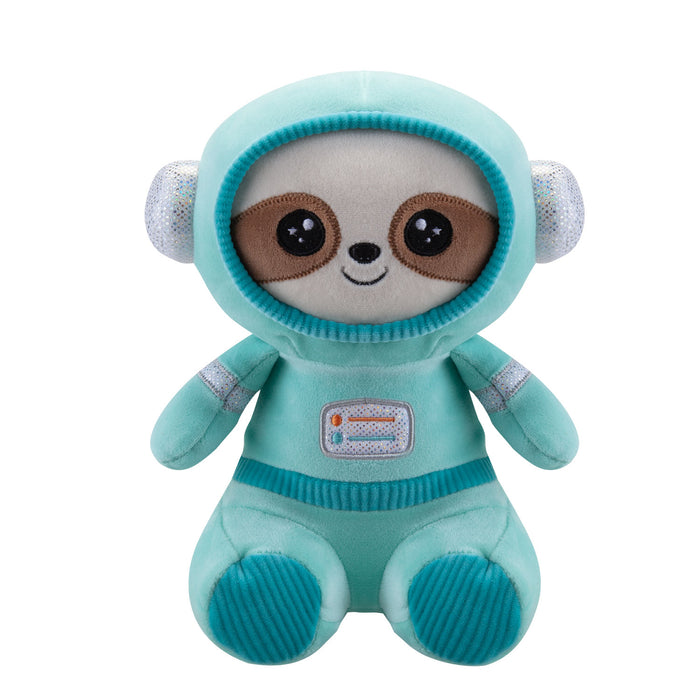 Sloth Soft Toy Astronaut Plush Cute Fluffy Plushie Blue