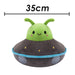 UFO Green Soft Toy Space Ship Plush Fluffy Plushie