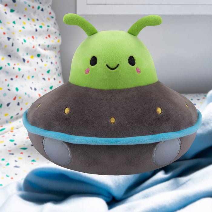 UFO Green Soft Toy Space Ship Plush Fluffy Plushie