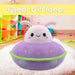 UFO Pink Soft Toy Space Ship Plush Fluffy Plushie