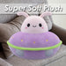 UFO Pink Soft Toy UFO Space Ship Plush Cuddly Fluffy Soft Plushie 35cm Pink