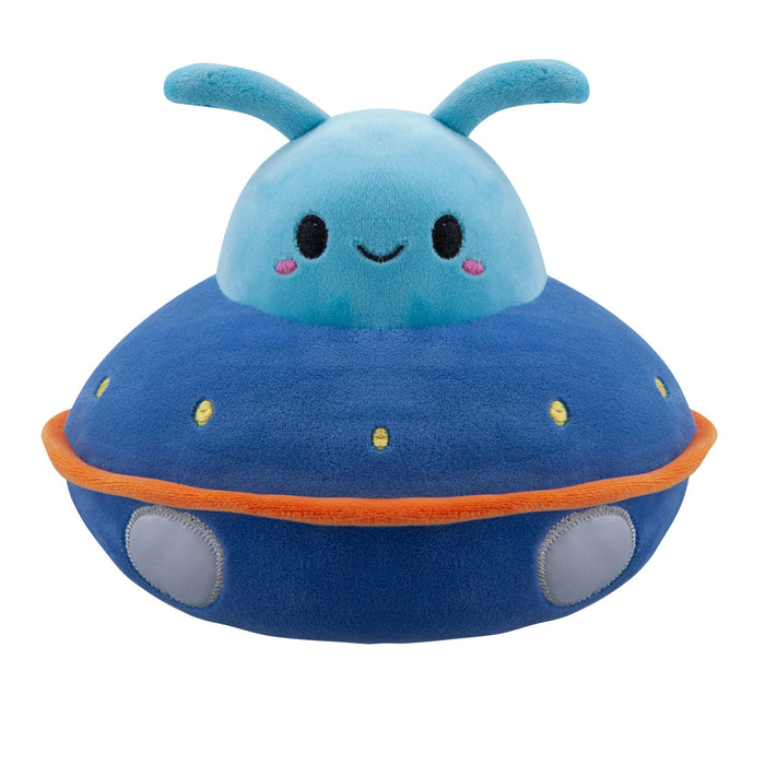 UFO Blue Soft Toy UFO Space Ship Plush Cuddly Fluffy Soft Plushie 35cm Blue