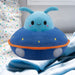 UFO Blue Soft Toy UFO Space Ship Plush Cuddly Fluffy Soft Plushie 35cm Blue