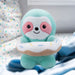 Sloth Soft Toy Donut Animal Food Plush Cuddly Soft Furry Fluffy 18cm Blue