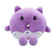 Cat Donut Soft Toy Animal Food Plush Cuddly Soft Furry Fluffy 18cm Purple