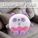 Panda Donut Soft Toy Animal Food Plush Cuddly Soft Furry Fluffy 18cm White