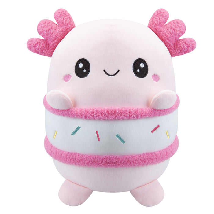 Axolotl S'More Soft Toy Animal Food Plush Cuddly Marshmallow Fluffy 28cm Pink