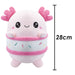 Axolotl S'More Soft Toy Animal Food Plush Cuddly Marshmallow Fluffy 28cm Pink