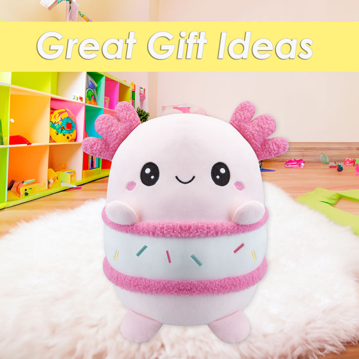 Axolotl S'More Soft Toy Animal Food Plush Marshmallow Fluffy