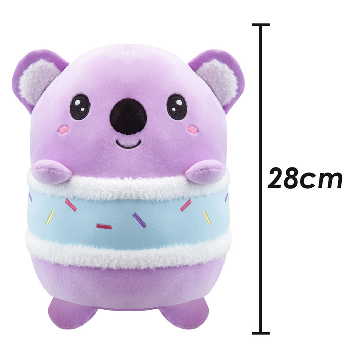 Koala S'More Soft Toy Animal Food Plush Cuddly Marshmallow Fluffy 28cm Purple