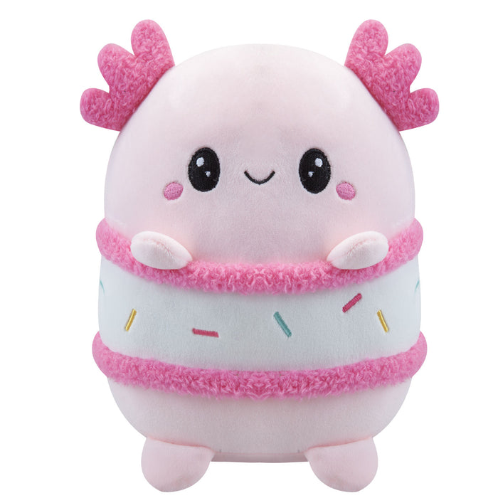 Axolotl S'More Soft Toy Animal Food Plush Cuddly Marshmallow Fluffy 20cm Pink