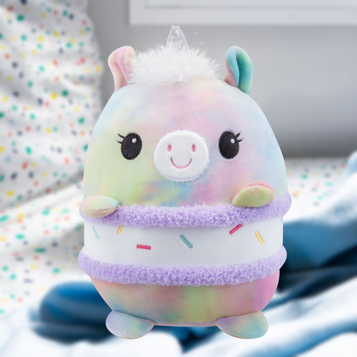 Unicorn S'More Soft Toy Animal Food Plush Cuddly Marshmallow 20cm Multi-Coloured