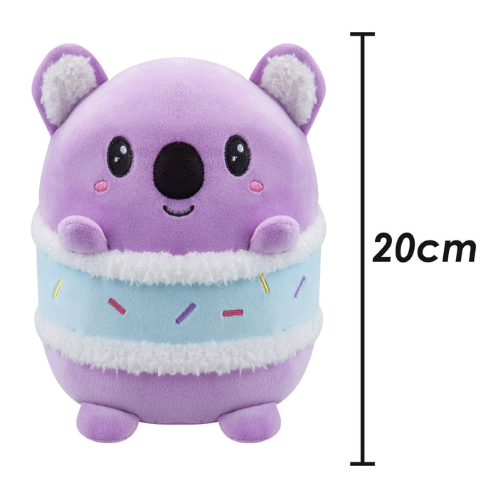 Koala S'More Soft Toy Animal Food Plush Cuddly Marshmallow Fluffy 20cm Purple