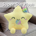 Star Soft Toy Holding Lolly Plush Cuddly Soft Furry Fluffy Cute 32cm Yellow