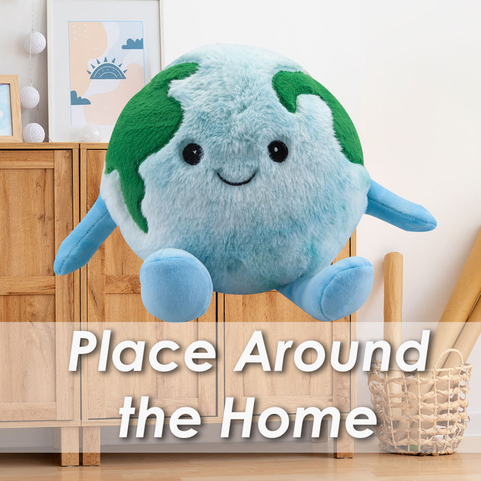 Earth Soft Toy Planet Solar System Plush Blue