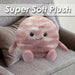 Mars Soft Toy Planet Solar System Plush Cuddly Soft Furry Fluffy 18cm Red