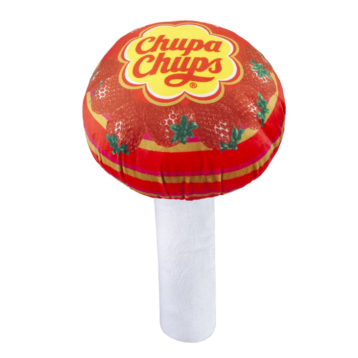 Chupa Chups Soft Toy Strawberry Lolly Pop Food Themed Cute Plush 20cm Red