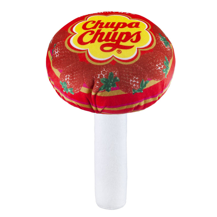 Chupa Chups Soft Toy Strawberry Lolly Pop Food Themed Cute Plush Red
