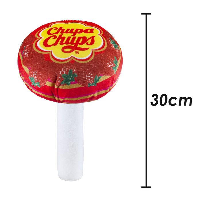 Chupa Chups Soft Toy Strawberry Lolly Pop Food Themed Cute Plush  30cm Red