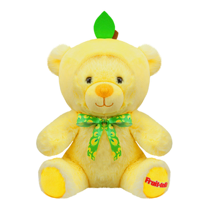 Fruit-tella Lemon Bear Soft Toy Plush Cute Cuddly Fluffy Plushie 23cm Yellow