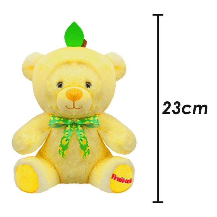 Fruit-tella Lemon Bear Soft Toy Plush Cute Cuddly Fluffy Plushie 23cm Yellow