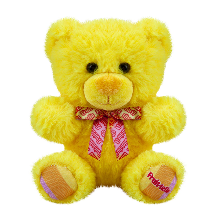 Fruit-tella Lemon Bear Soft Toy Fruity Plush Cute Cuddly Fluffy Soft 15cm Yellow