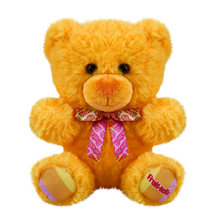 Fruit-tella Orange Bear Soft Toy Fruity Plush Cute Cuddly Fluffy 15cm Orange