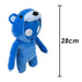 Gang Beasts Bear Soft Toy Video Game Plush with Hooded Jumper 28cm Blue