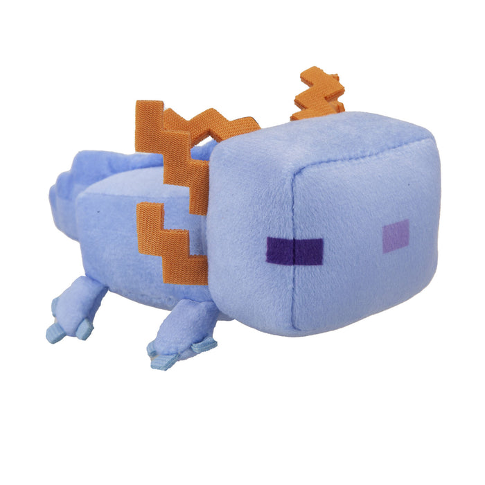 Minecraft Blue Axolotl Soft Toy Clip On Video Game Character-Officially Licensed Plush 13cm Blue