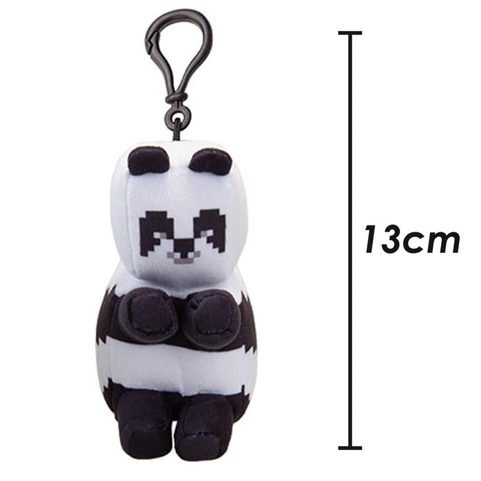 Minecraft Panda Soft Toy Clip On Video Game Character-Officially Licensed Toy Plush 13cm White