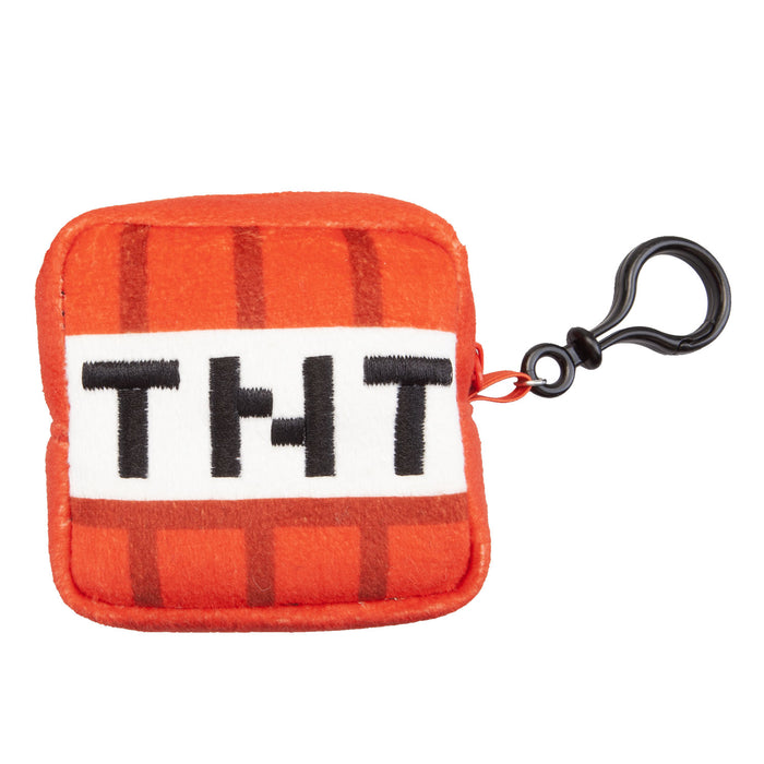 Minecraft TNT Soft Toy Video Game Character-Officially Licensed Toy Plush 8cm Orange