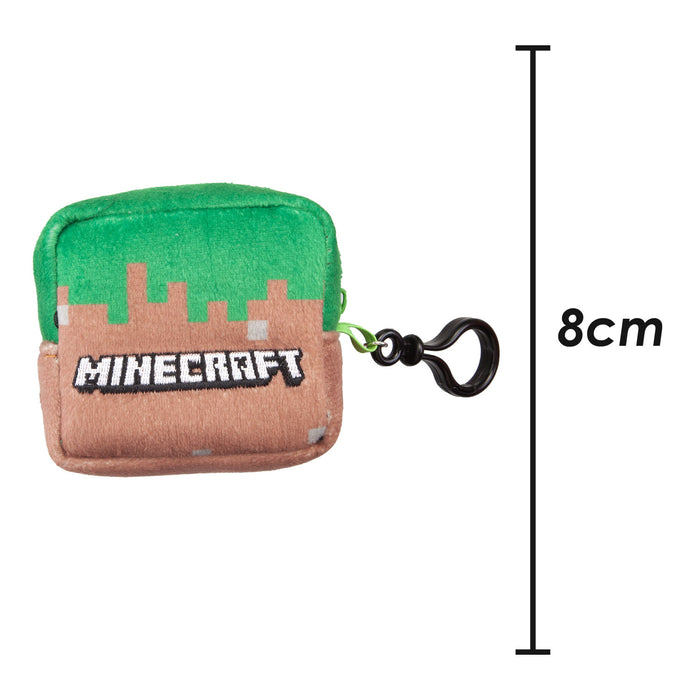 Minecraft Soft Toy Video Game Character-Officially Licensed Toy Plush 8cm Brown