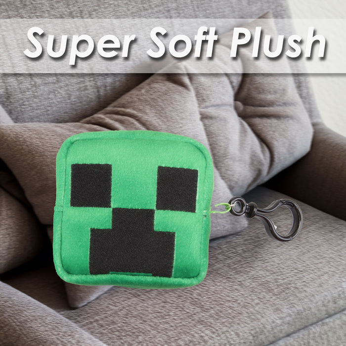 Minecraft Creeper Soft Toy Video Game Character-Officially Licensed Toy Plush 8cm Green