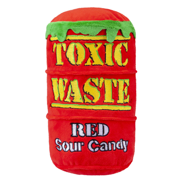 Toxic Waste Red Red Sour Candy Soft Toy Candy Inspired Plush Cuddly 23cm Red