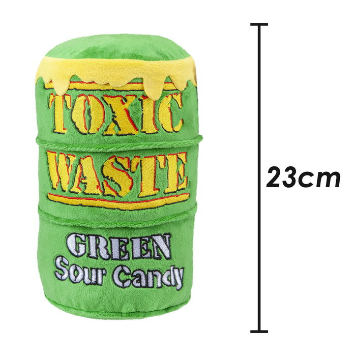 Toxic Waste Green Green Sour Candy Soft Toy Candy Inspired Plush 23cm Green