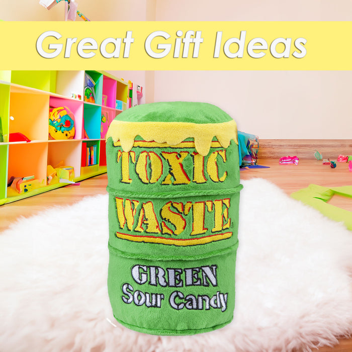 Toxic Waste Green Sour Candy Soft Toy Inspired Plush