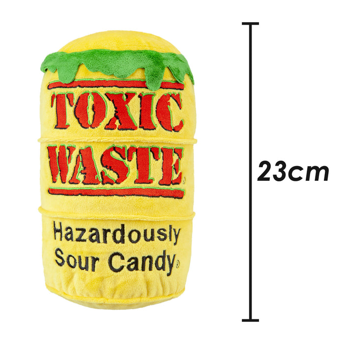 Toxic Waste Hazardously Hazardously Sour Candy Soft Toy Candy Plush 23cm Yellow