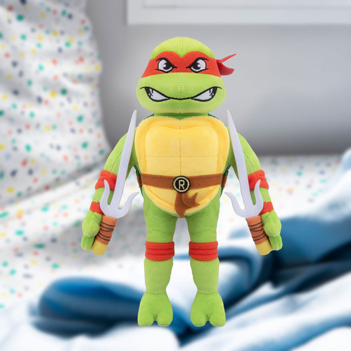 TMNT Raphael Soft Toy Animated Teenage Mutant Ninja Turtles Plush Red