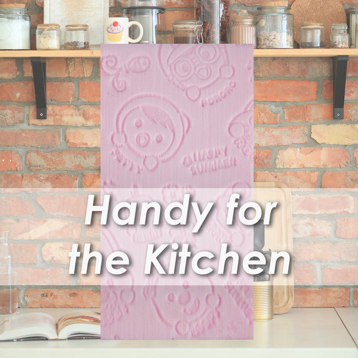 Sponge Pink Ultra Absorbent Cleaning Accessory Tough Kitchen 12 x 8cm Pink