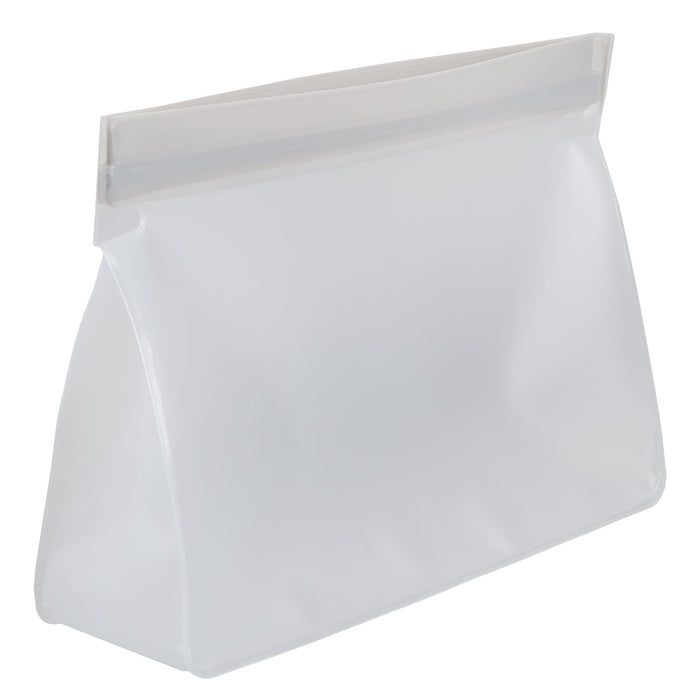 Food Storage Bag Press Seel Close 1400ml Storage Bags Reusable 20.5 x14.5cm Grey