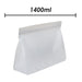 Food Storage Bag Press Seel Close 1400ml Storage Bags Reusable 20.5 x14.5cm Grey