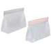 Food Storage Bag Press Seel Close 1400ml Storage Bags Reusable 20. 5 x14. 5cm Grey